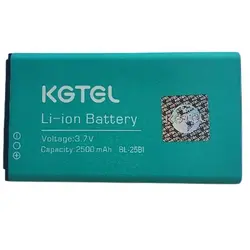باتری ارجینال گوشی موبایل کاجیتل 2500 میلی آمپر KGTEL مدل BL-25BL