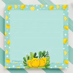 برگه یادداشت طوطی دیزاین طرح لیمو | طوطی دیزاین