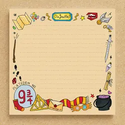 برگه یادداشت طوطی دیزاین طرح هری پاتر هاگوارتز | طوطی دیزاین