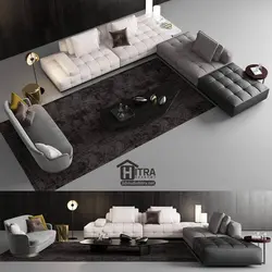 آبجکت مبلمان - ست مبلمان سه بعدی در تری دی مکس