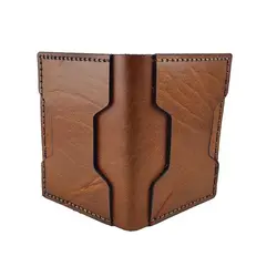 کیف کارتی مدل پروانه ای چرم بلوط