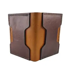 کیف کارتی مدل پروانه ای چرم بلوط