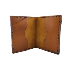 کیف کارتی مدل پروانه ای چرم بلوط