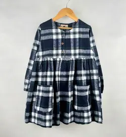 پیراهن دخترانه مینو | تولیدی پوشاک آنجل