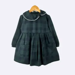 پیراهن دخترانه بلوط | تولیدی پوشاک آنجل