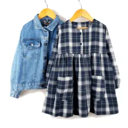 پیراهن دخترانه مینو 2 | تولیدی پوشاک آنجل