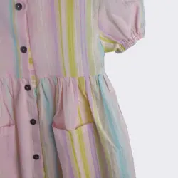 پیراهن دخترانه هلیا | تولیدی پوشاک آنجل