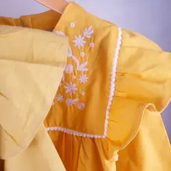 پیراهن دخترانه ساناز | تولیدی پوشاک آنجل