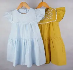 پیراهن دخترانه ساناز 2 | تولیدی پوشاک آنجل