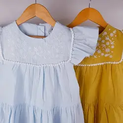 پیراهن دخترانه ساناز 2 | تولیدی پوشاک آنجل