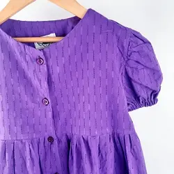 پیراهن دخترانه ارغوان | تولیدی پوشاک آنجل