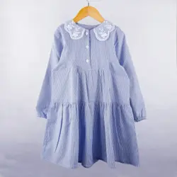 پیراهن دخترانه پریسا آستین بلند | تولیدی پوشاک آنجل