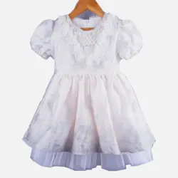 پیراهن دخترانه پر | پوشاک بچه گانه آنجل