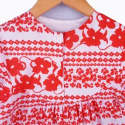 پیراهن دخترانه گلی | پوشاک بچه گانه آنجل