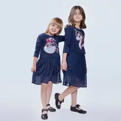 پیراهن دخترانه تک شاخ | تولیدی پوشاک آنجل