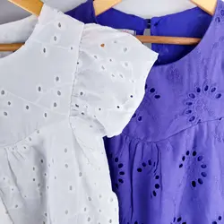 پیراهن دخترانه آرزو | تولیدی پوشاک آنجل