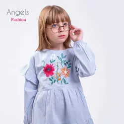 پیراهن دخترانه سروین | تولیدی پوشاک آنجل