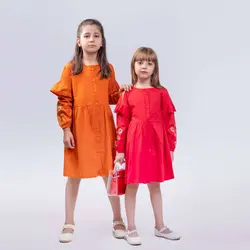 پیراهن دخترانه شیما | تولیدی پوشاک آنجل