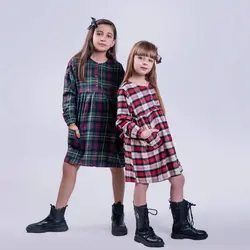 پیراهن دخترانه رویا | تولیدی پوشاک آنجل