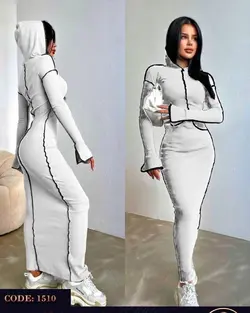 پیراهن بلند کلاهدار