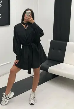 پیراهن فری سایز تتیس مخمل