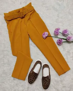 شلوار مازراتی با کمربند