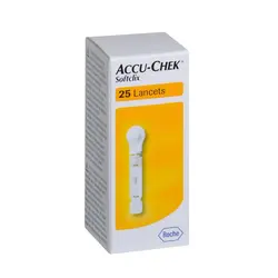سوزن تست قند خون لنست اکیو چک ‌25 عددی Accu-Chek softclix