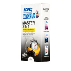 کاندوم کدکس مدل Master 3 in 1 بسته 12 عددی - Magic Bunny 247