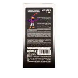 کاندوم کدکس مدل Master 3 in 1 بسته 12 عددی - Magic Bunny 247