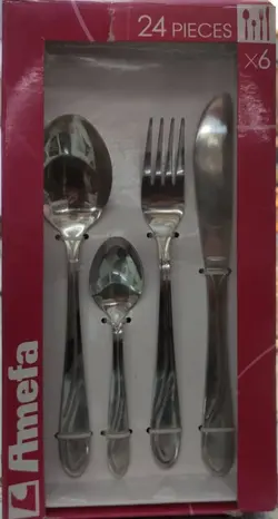 سرویس قاشق و چنگال ۲۴ پارچه