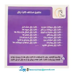 کارت‌ آموزش شکل‌ها و رنگ‌ها مدل کارت پازل انتشارات آوای بامداد (۲۰ کارت پازل آموزشی دو زبانه)