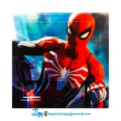 بازی فکری آموزشی پازل کشویی جدول هوش طرح مرد عنکبوتی کفشدوزک (سایز ۱۱*۱۱ cm)
