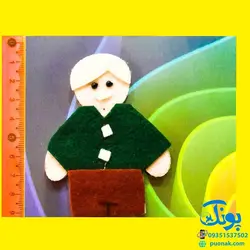 عروسک‌های انگشتی نمدی آموزشی طرح خانه و خانواده مدل نمدک