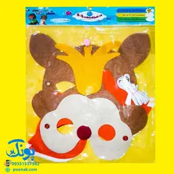 ماسک نمدی گالیله کوچولو طرح حیوانات روباه و آهو