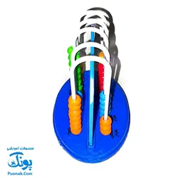 چرتکه ۵ میل پلاستیکی برند بازی آموز