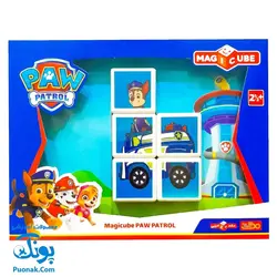 بازی فکری آموزشی جورچین مکعب آهنربایی ۵ تایی سگ های نگهبان (مکعب های جادویی مغناطیسی مبتنی بر روش مونته سوری)