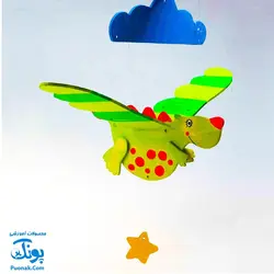 الگوی کاردستی اژدها چوبی الگوی برش ایپکا