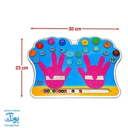 پازل جدول آموزش انگشت شمار اعداد دهکده