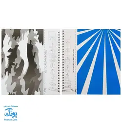 دفتر ۳ در ۱ بلوط ویژه لوحه نویسی، املای خلاق، الگویابی فرای علم - پونک