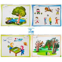 لوح پوستر سیمی تصویری معلم بخش نشانه ها کلاسی ویژه معلم نشر فرای علم - پونک (آموزش نشانه های فارسی اول دبستان ۱۵ برگ سایز ۷۰*۵۰)