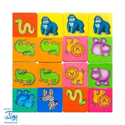 بازی کارتی دومینوی حیوانات جنگل نردبان