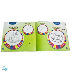 کتاب آموزشی دفتر کار با قیچی آشنایی با جانوران از مجموعه کتابهای آموزش غیر مستقیم برای کودکان پیش دبستان