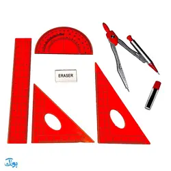 ست خط کش و پرگار اتودی 8 تکه سی کلاس کد 313 | C.CLASS Math Set