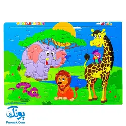 پازل مدل پازل و رنگ آمیزی برند پازل پازل ۳۶ تکه دو لایه مقوایی سایز ۲۵×۳۵
