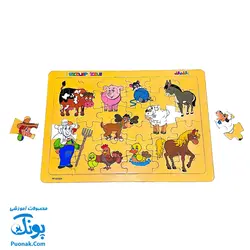 پازل مدل پازل و رنگ آمیزی برند پازل پازل ۳۶ تکه دو لایه مقوایی سایز ۲۵×۳۵