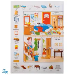 کتاب واژه نامه تصویری اولین هزار ۱۰۰۰ کلمه من (دو زبانه)