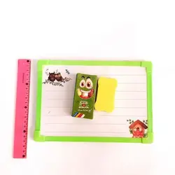 تخته سیاه پشت وایت بردی فانتزی به همراه گچ و تخته پاکن