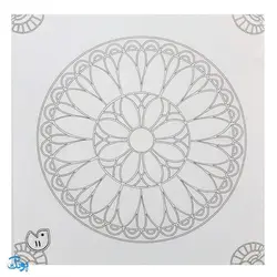 هنر ماندالا برای کودکان ۱ : سطح آسان (رنگ آمیزی زیبا و خلاقانه)