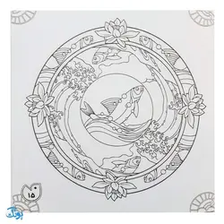 هنر ماندالا برای کودکان ۱ : سطح آسان (رنگ آمیزی زیبا و خلاقانه)