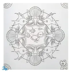 هنر ماندالا برای کودکان ۱ : سطح آسان (رنگ آمیزی زیبا و خلاقانه)